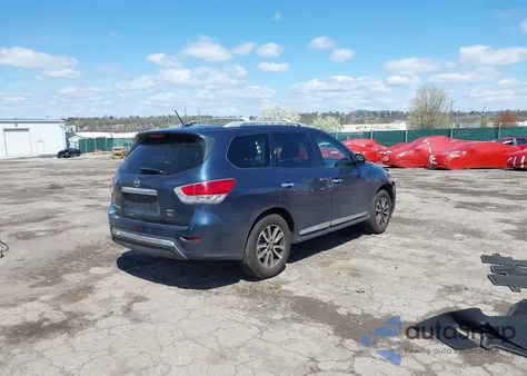 2013 Nissan Pathfinder Sl z USA, uszkodzony, nr VIN 5N1AR2MM6DC643665
